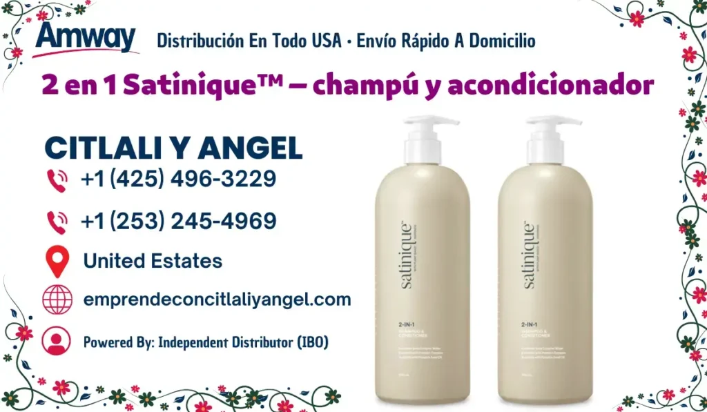 2 en 1 Satinique™ - champú y acondicionador
