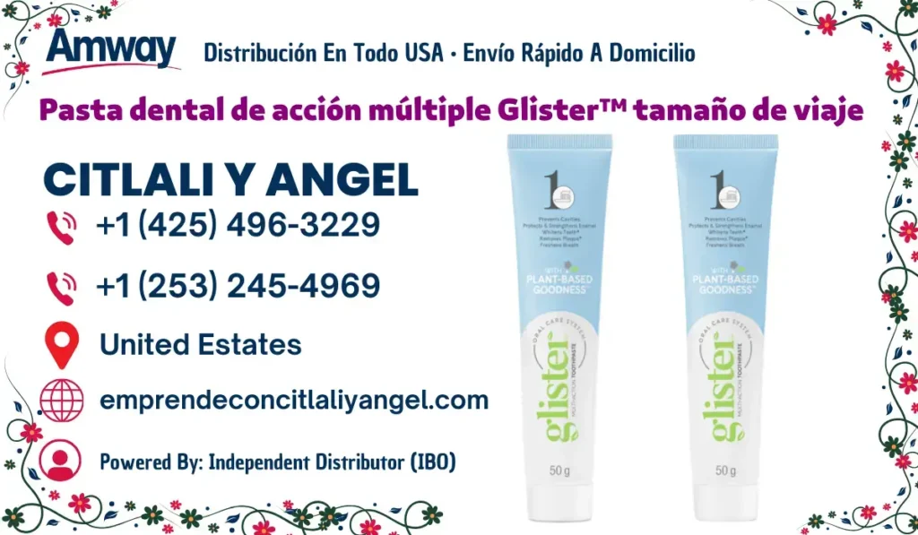 Pasta dental de acción múltiple Glister™ tamaño de viaje