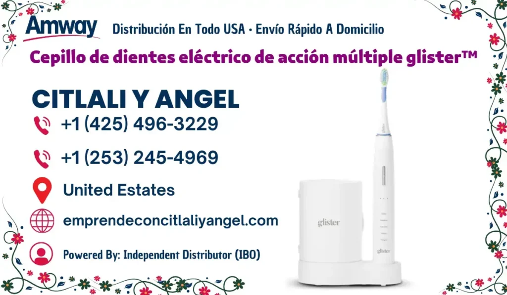Cepillo de dientes eléctrico de acción múltiple glister™