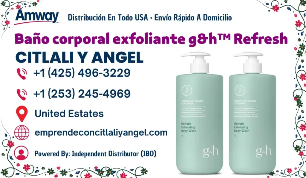 Baño corporal exfoliante g&h™ Refresh