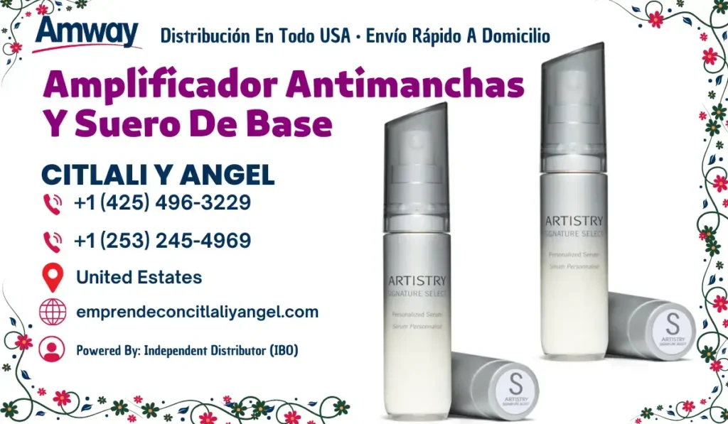 Amplificador Antimanchas Y Suero De Base