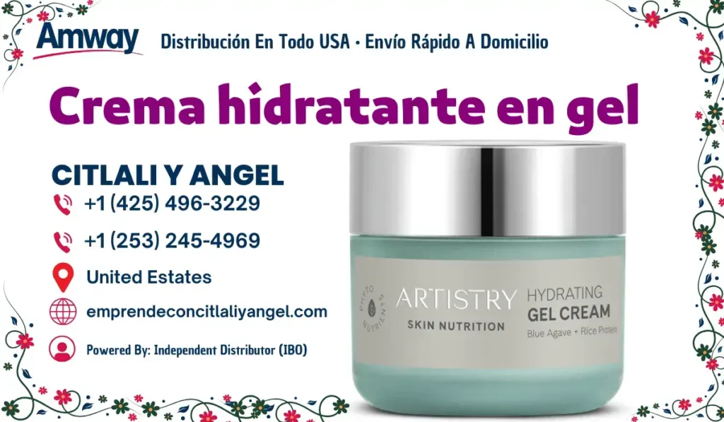 Crema hidratante en gel