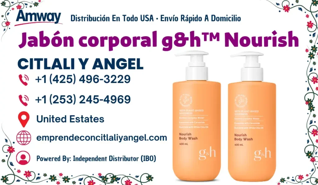 Jabón corporal g8 h™ Nourish