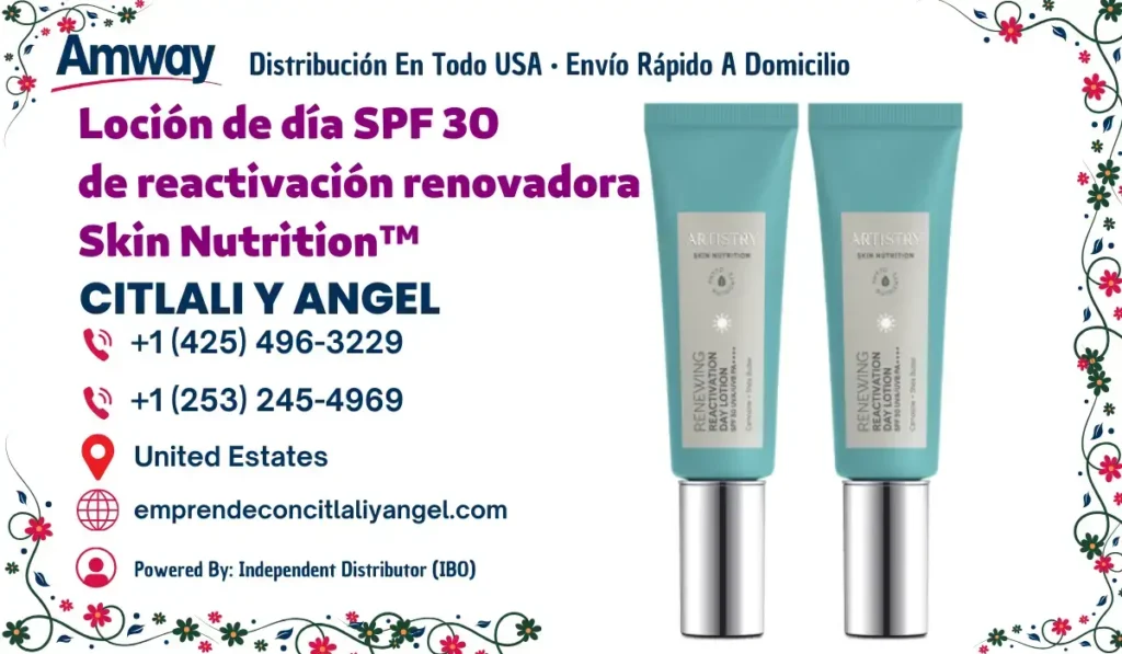 Loción de día SPF 30 de reactivación renovadora Skin Nutrition T™