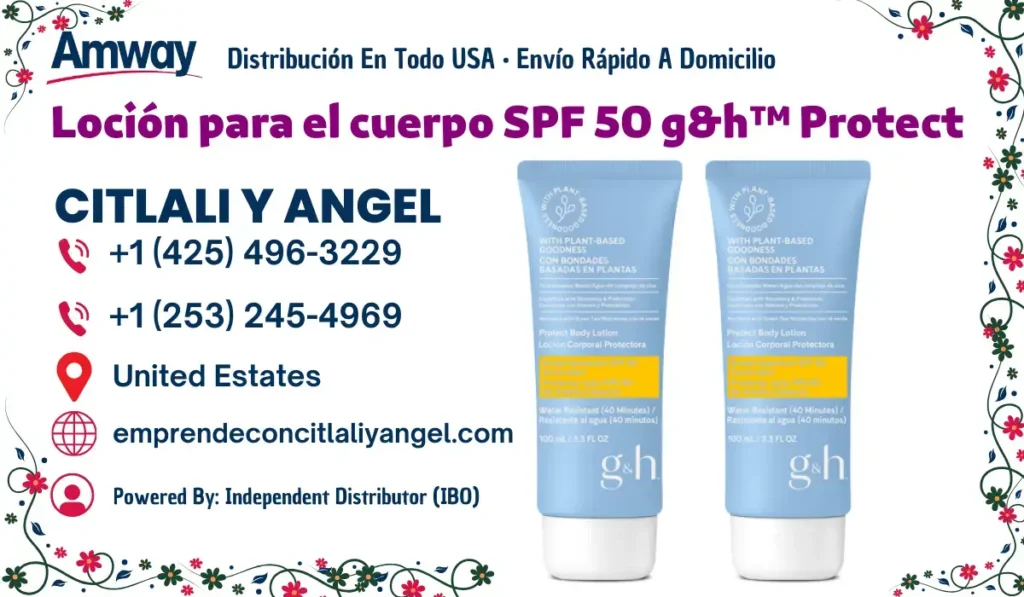 Loción para el cuerpo SPF 50 g8h™ Protect
