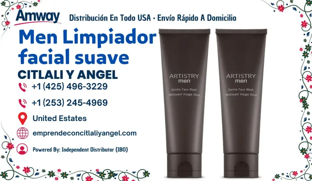 Men Limpiador facial suave