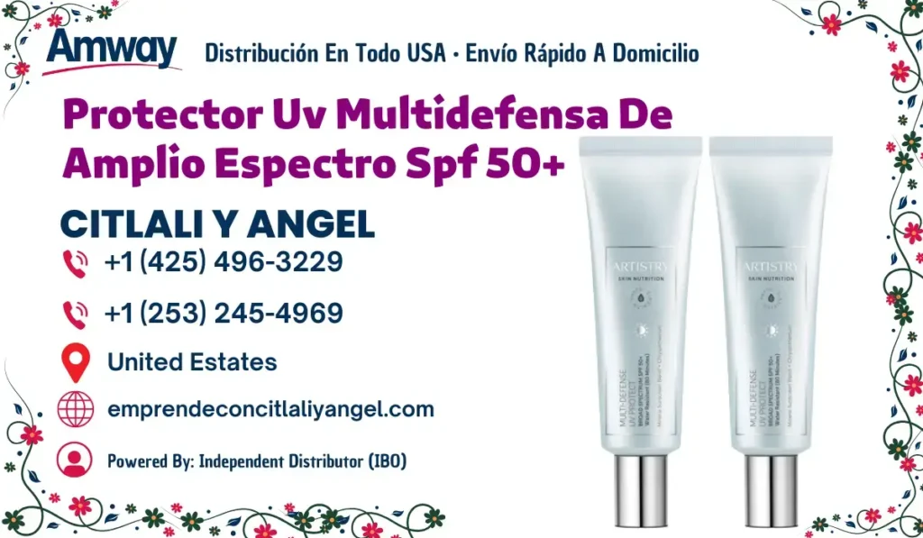 Protector Uv Multidefensa De Amplio Espectro Spf 50+