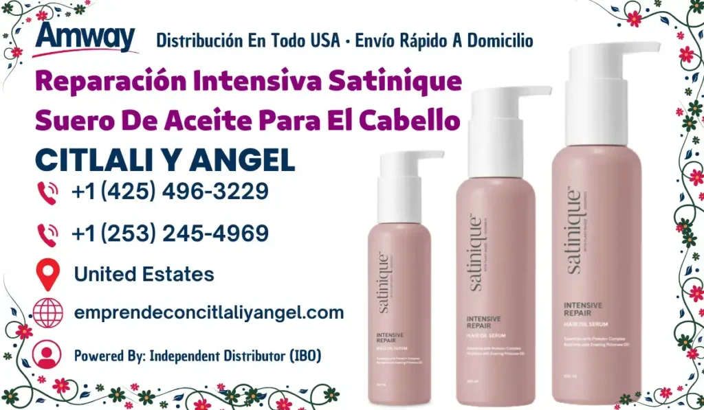 Reparación Intensiva Satinique Suero De Aceite Para El Cabello