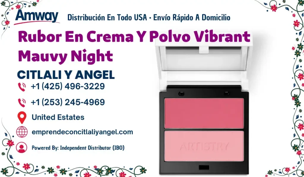 Rubor En Crema Y Polvo Vibrant Mauvy Night