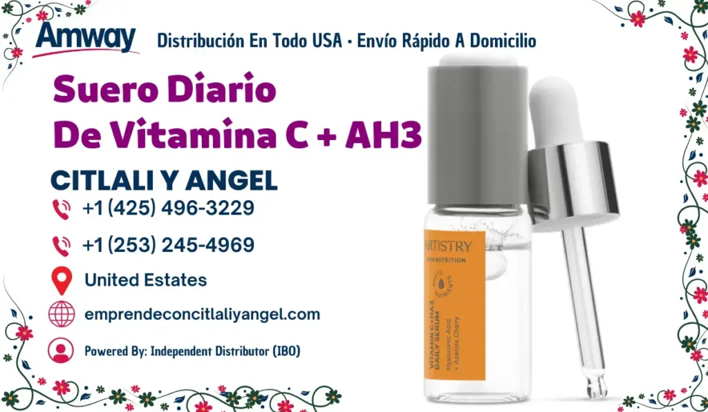 Suero Diario De Vitamina C + AH3